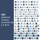 Ver imagem 2 de Kit de Adesivos Infantis Estrelas, Triângulos e Círculos 1 Arte Destaque