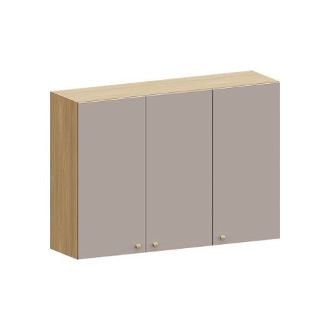 Armário Aéreo 120cm 3 Portas Elegance Luciane Móveis