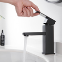 Ver imagem 1 de Torneira Monocomando Lavabo, Banheiro Quente/frio Aço Inoxidável Fc-33