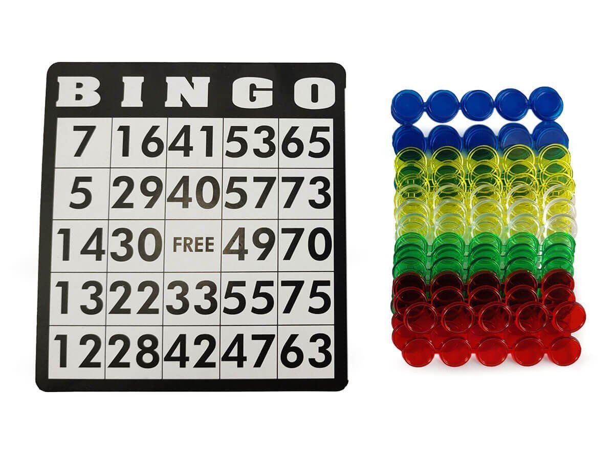 Jogo de Bingo Globo Metal 75 bolas Com Cartelas Reutilizável Suporte para bolinhas e Marcadores - 6