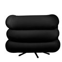 Ver imagem 5 de Poltrona Decorativa Micheli Base Giratória e Balanço Veludo Cor Preto