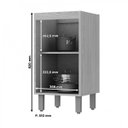 Ver imagem 3 de Balcão 1 Porta 40cm Connect Henn