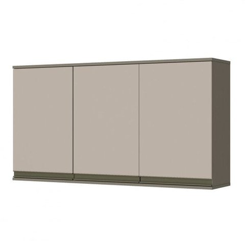 Armário Aéreo 3 Portas 120cm Connect Henn