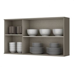 Armário Aéreo 3 Portas 120cm Connect Henn - 2