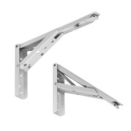 Suporte Mão Francesa Dobrável Par Retrátil 25cm - 1