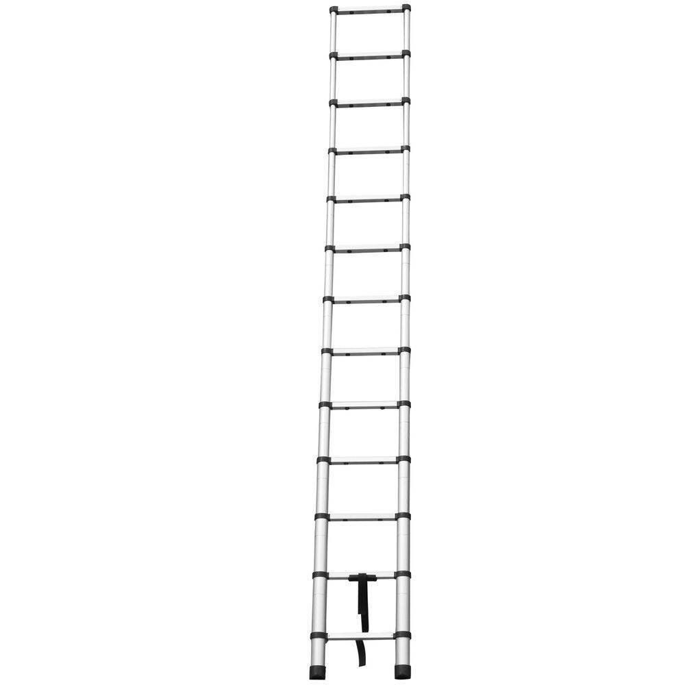 Escada Telescópica De Alumínio 3.8 M - 12 Degraus - Temt38m - 2