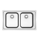 Ver imagem 1 de CUBA FRANKE SMART DUPLA DE SOBREPOR SRX 620 86x50 14869