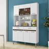 Armário De Cozinha 8 Portas 2 Gavetas ônix Chf Branco/Imbuia - 1
