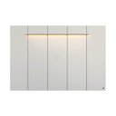 Ver imagem 2 de Painel para TV até 75 Polegadas 200x136cm com LED Horizonte CabeCasa MadeiraOriginals Off White