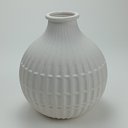 Ver imagem 2 de Vaso Decorativo Enfeite Casa Redondo Home&co Cerâmica 23x21x21cm Marfim