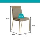 Ver imagem 3 de Conjunto Sala de Jantar 6 Cadeiras Azaleia Carraro Carvalho Dourado
