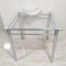 Mesa Quadrada com Tampo de Vidro 80x80cm - 1