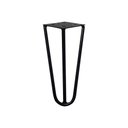 Ver imagem 4 de Kit 20 Pés de Metal 15 CM Hairpin Legs Mesas de Centro Puffs Preto