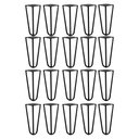 Ver imagem 1 de Kit 20 Pés de Metal 15 CM Hairpin Legs Mesas de Centro Puffs Preto