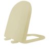 Assento Sanitario Resinado Vogue/ Plus/ Life/ Flox/ Square Soft Close Tupan Cores Creme - 1