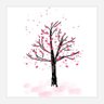 Quadro para Quarto de Bebê Menina Desenho Árvore 30x30cm - 1