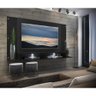 Painel TV 60" com 2 Leds Veneza Multimóveis V3397 Preto - 8