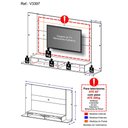 Ver imagem 5 de Painel TV 60" com 2 Leds Veneza Multimóveis V3397 Preto
