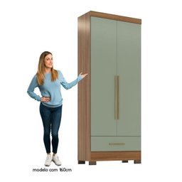 Quarto Modulado de Canto 3 Peças 5 Portas 2 Gavetas Smart Plus Espresso Móveis - 7