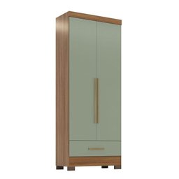 Quarto Modulado de Canto 3 Peças 5 Portas 2 Gavetas Smart Plus Espresso Móveis - 4