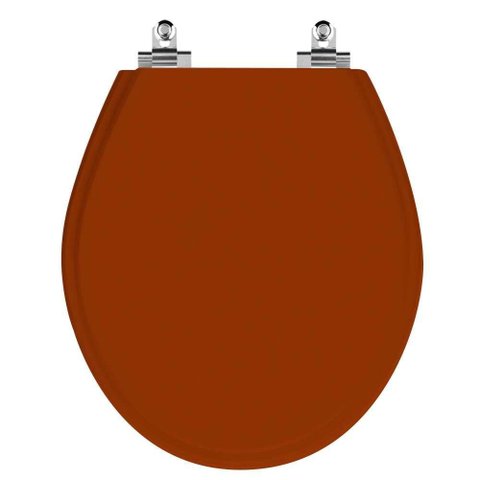 Assento Sanitário Laqueado Soft Close Carina Caramelo para Vaso Ideal Standard