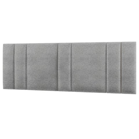 Cabeceira Modulada King 200 Cm com Led Linho Cinza Vconcept