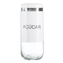 Ver imagem 5 de Porta Mantimentos Açúcar e Café Organizador 2 Potes Vidro Cor:branco