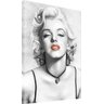 Quadro Tela Decorativa Impressa Marilyn Monroe Ilustração Desenho a Lápis 48x66cm - 1