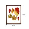 Quadro com Moldura Chanfrada Marrom Folhas de Outono 40x50cm - 2