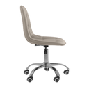 Ver imagem 6 de Cadeira Office Eiffel Botonê Ajustável Base Giratória - Bege + E-book
