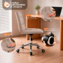 Ver imagem 4 de Cadeira Office Botonê Giratória Ergonômica para Escritório Bege