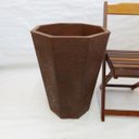 Ver imagem 4 de Vaso Planta 65x50 Oitavado Rústico Polietileno - MARROM CAFE 003