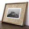 Quadro Decorativo com Moldura Bronze Paisagem Castelo 40x30cm - 2