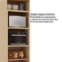 Ver imagem 5 de Paneleiro 3 Portas com Espaço para Micro-Ondas 70cm Brise Luciane Móveis
