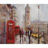 Quadro Tela Decorativa Pintura de Londres Torre Big Ben 120x100cm - 1
