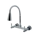 Ver imagem 7 de Torneira Misturador Cozinha  Conic Flexível Parede 2 Jatos