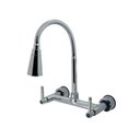 Ver imagem 1 de Torneira Misturador Cozinha  Conic Flexível Parede 2 Jatos