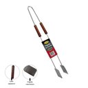 Ver imagem 1 de Pegador De Carne Churrasco Profissional Cabo Longo Inox 54cm