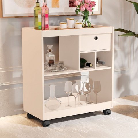 Aparador 1 Gaveta Jb 4000 Off White - Jb Bechara