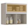 Armário Aéreo Modulado Com Nicho Evidence Rovere Poliman - 1
