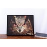Quadro Tela Decorativa Emoldurada Coruja de Olhos Vermelhos 80x60cm - 3