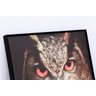 Quadro Tela Decorativa Emoldurada Coruja de Olhos Vermelhos 80x60cm - 5