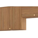 Ver mais imagens de Cozinha Completa Botanic 5 Peças (3 Armários + 1 Balcão + 1 Complemento) M662 Nogueira/fendi -