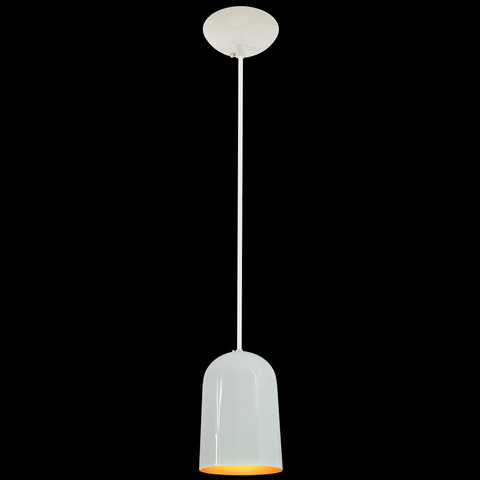 Pendente Decor Luminária Urano Alumínio Branco/cobre
