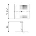 Ver imagem 4 de Chuveiro Docol Solly 687904 de Teto Inox Polido