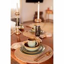 Ver imagem 6 de Prato Sobremesa em Cerâmica Noir 20,5cm L'hermitage Verde