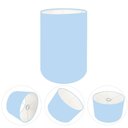Ver imagem 1 de Cúpula Abajur e Luminária Cilíndrica Vivare Cp-7003 Ø15x20cm - Bocal Nacional Azul-bebê