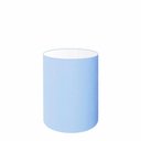 Ver imagem 2 de Cúpula Abajur e Luminária Cilíndrica Vivare Cp-7003 Ø15x20cm - Bocal Nacional Azul-bebê
