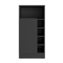 Ver imagem 5 de Bancada Balcão/mesa de Cozinha com Adega e 1 Porta Multimóveis Mp2144 Preto