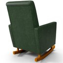Ver imagem 2 de Poltrona de Amamentação com Balanço Ravena W01 Couríssimo Verde Musgo - Lyam Decor